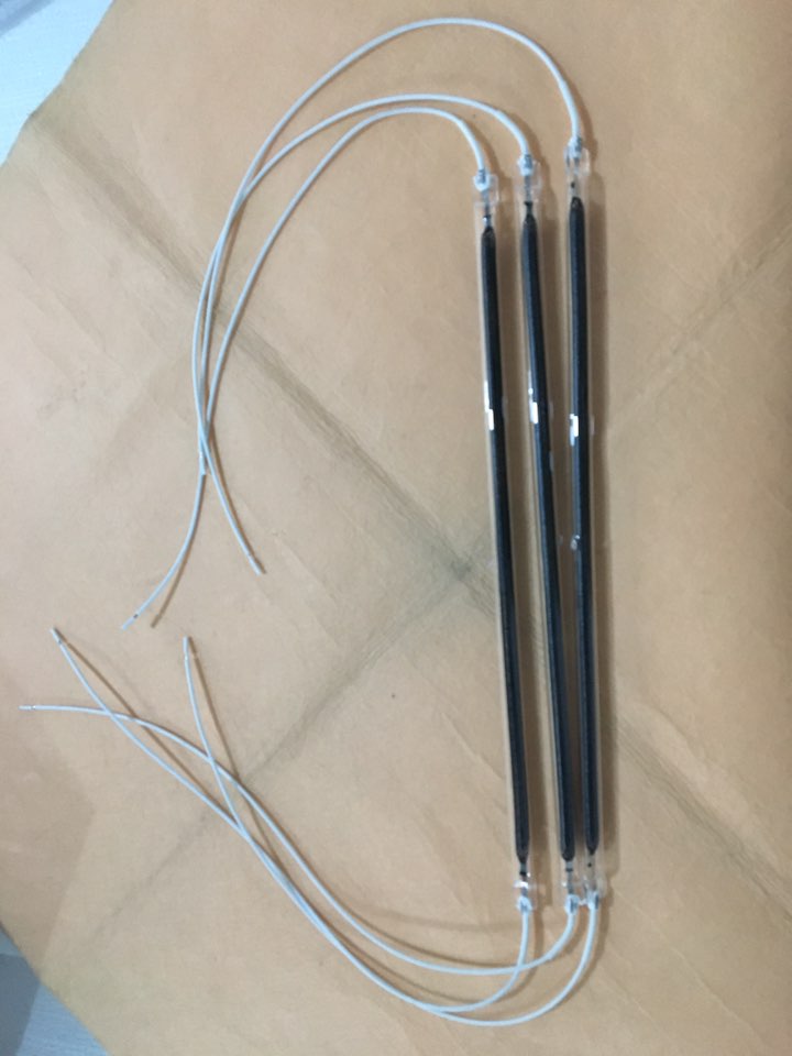 carbon twin fibre infrared lamp