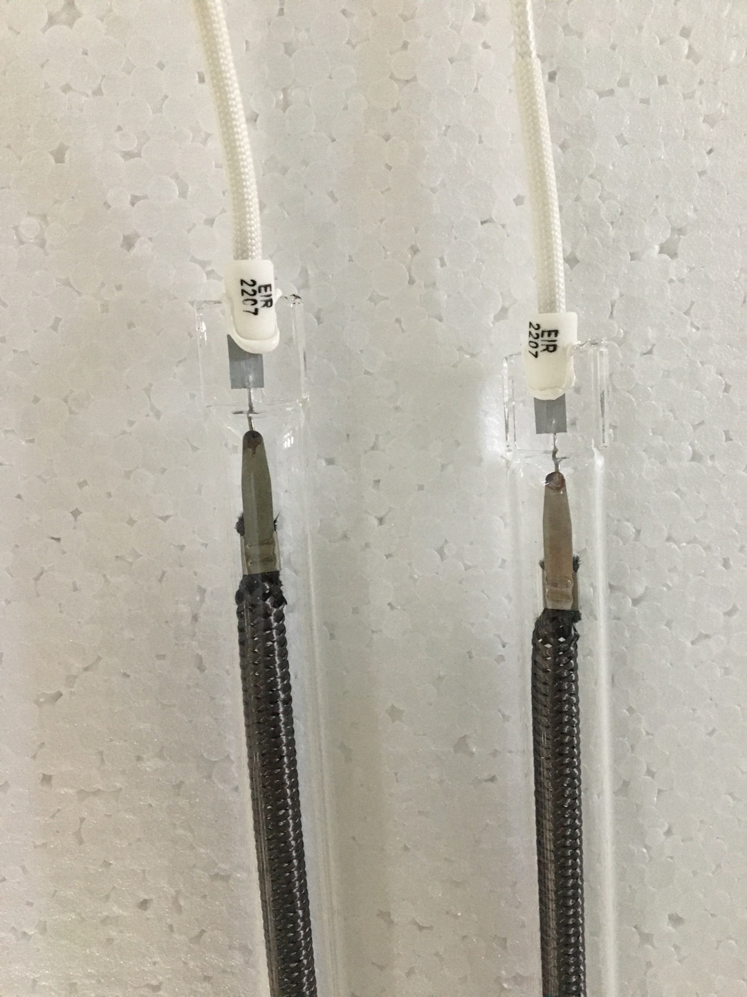 Carbon heater tubes