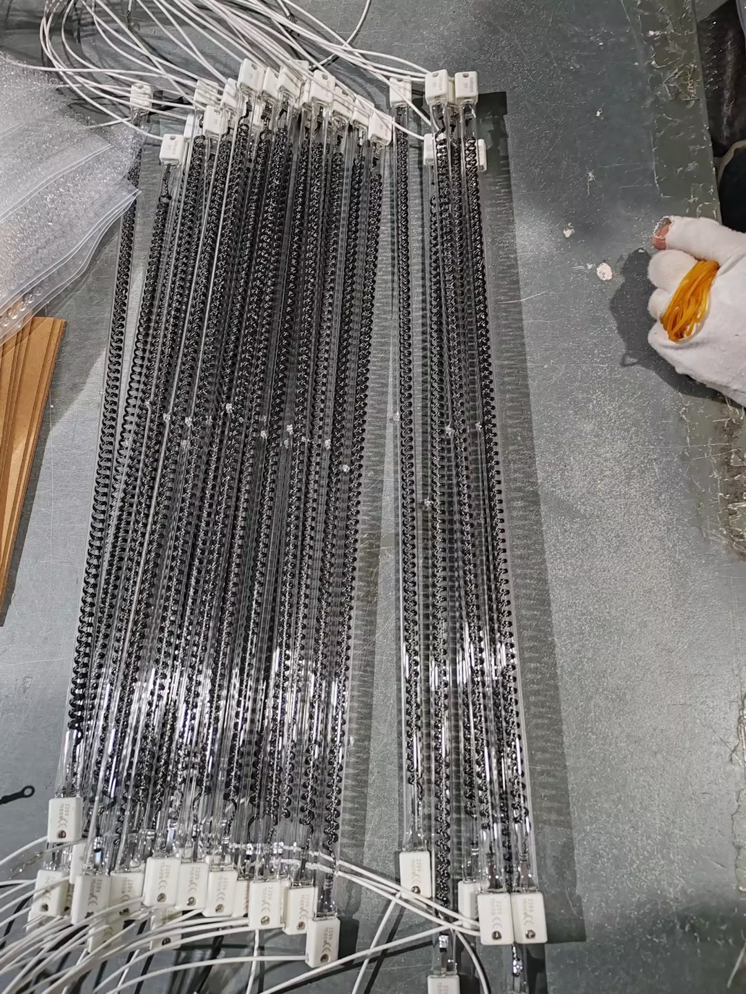 printing machine ir carbon fiber heat lamp 800w 230v